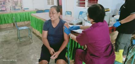 Kegiatan Vaksinasi Boster Ke 2 Di Desa Menyali